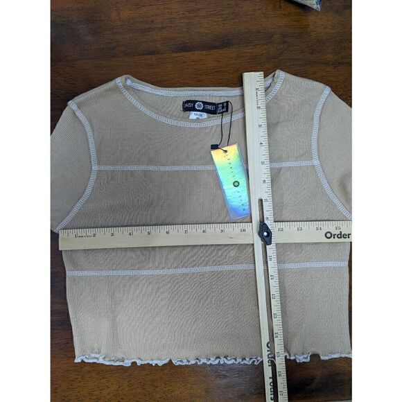 Daisy Street Pullover Sweater Crop Top New With Tags - Picture 6 of 6